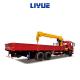Dongfeng 8X4 Mobile Heavy Duty Truck Mounted Crane 360 Degree Rotation Angle
