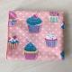 Cute printed cake towels microfiber absorbing water kitchen useage with single side printed