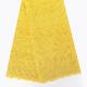 Best selling multi color guipure lace yellow guipure lace fabric for fashion dress / suit