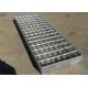 Non Slip Steel Stair Treads Grating / Galvanized Stair Treads Q235 Material