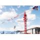 PT6515 65M Jib Flat Tower Crane could equipt Anti-collision system for big Building Construction Site