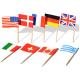 6.5cm Decorative Cocktail Stick Flags Wooden Cake Burger Toothpick Flags