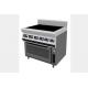 6 Burner 304 Stainless Steel induction range cookers With Oven 50HZ / 60HZ