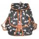 European and American 2016 autumn and winter fashion printing canvas shoulder bag leisure backpack Ms. Swallow