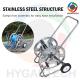 High Durability Stainless Steel Trolley Hose Cart Supplied As Bare Hose Reel For Washing / Gardening / Irrigation