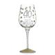 Eco-Friendly Glassware Accepts Custom Logo Personalized Glitter Pink Wine Glass Gifts