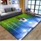 Rectangular Polyester Fiber Cartoon Football Living Room Floor Carpets 60*90cm