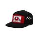 Customized 5 Panel Camper Hat with Logo Woven Label Ects Laser Cutting Panel