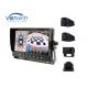 IPS HD Car Tft Lcd Monitor 7 Inches 360° Around Bird View Cameras System 12~24V