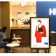 Indoor Freestanding Digital Signage , Waterproof Digital Signage LCD Display