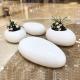 Lightweight Fiberglass Resin Furniture Bench Table Sets In Customized Design