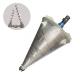 Vertical Conical Cone Double Twin Screw Type Dry Powder Mixer with Heating Capabilities