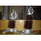 15kV - 25KV Brown Color Line Post Insulator With Clamp Top And Long Bolt