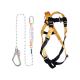 Fall Suspension Safety Harness Belt , Yellow Harness Belt Construction