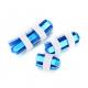 Blue color finger support brace S M L size aluminum finger splint stable support