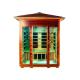 Far Infrared Prefab Sauna Outdoor Electric Sauna Room Solid Wood 4 Person