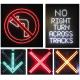 SMD Road LED Lane Control Signs Color Configuration Red Cross / Green Arrows