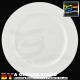 G20 Summit Supplied Bone China Made 5 White Porcelain Round Rim Plate for Small Dissert
