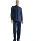 Navy Blue 45 Wool 55 Polyester Military Uniform Winter Long Sleeve Ceremonial Dress