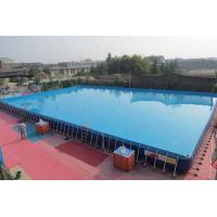 Big Project Rectangular Steel Frame Above Ground Pool For Backyard Fun