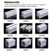 Alloy Aluminium Extruded Profiles High Precison Different Sizes Weight