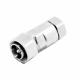 High Frequency RF Coaxial Connector 4.3-10 Mini Din Male for 1/2 Flexible Cable