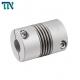 Motor Bellows Shaft Coupling Clamping For Indexing Step Motor 32X42mm