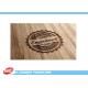 Durable Display Wood CNC Engraving Logo / Wood Label Sign For Exhibition