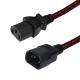 VDE Certified 3Ft IEC C13 to C14 Male to Female Extension Cable for UPS Desktop PC