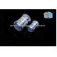 Electrical Metallic Tubing Connector / Made Of 514B Zinc Plated Steel Compression Coupling / 1/2 In To 4 In