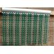 Double Hooks Colorfast Aluminium Chain Fly Curtains Customized Size
