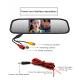 4.3in DC12V 800x480 Vehicle Rear View Mirrors Backup Reverse Camera Kit