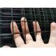 Customized PVC Coated Wire Mesh Fencing For Transportation 18 gauge / 22 gauge