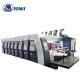 1400mm 5 Color Carton Box Flexo Printing Machine With Slotter Die Cutting