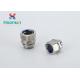 Waterproof Metal Hose Fittings Flexible Conduit PG / G Thread With Insulation Material