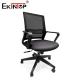 Mesh Back Black Training Chairs With Armrests For Learning And Training