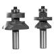 2pc Tongue And Groove V Notch Router Bits