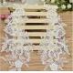 Garment Accessories Embroidery Lace Applique with Cord  Ivory Color