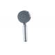 Portable Detachable Rain Shower Head Chrome Plated With Different Water Temperature