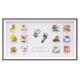 Horizontial Baby First 12 Months Photo Frame Ink Handprint Photo Frame For Boys