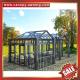 Prefabricated outdoor garden aluminum metal alu glass sun house,sunroom,aluminium structure,super durable!