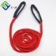 Red Fiber 12 Strand Uhmwpe Rope Braided High Strength Red Color