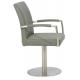 Stylish Swivelling Stainless Steel Dining Chairs High Risen Padded Armrest