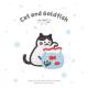 Playful Cat Guardianship Iron-On Transfer: Storybook Magic for Tote Bags & Denim Jackets