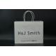 Luxury Coated Eco Paper Bags Packaging Biodegradable With Twisted Paper Handles