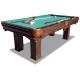 7.5 Feet Pool Game Table Durable Taclon Cloth Surface With Real Leather Pocket