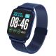 1.3inch Square Shape Smartwatch 170mAH M10 Full Screen Touch Pedometer Heart Rate Watch