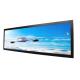 High Resolution Stretched Bar LCD Monitor , Stretched LCD Display Black Shell