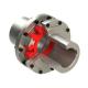 Torsionally Flexible Mechanical Coupling Double Flange LMS Same Type Of Rotex AFN