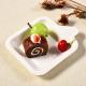 7g Mini Sugarcane Biodegradable Bagasse Tableware Paper Pulp Dessert Food Tray For Party